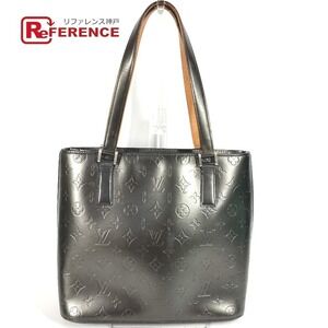 Louis Vuitton Monogram Matte Stockton Tote Bag Leather Black